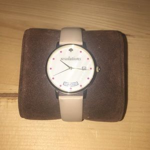 Kate Spade Watch - Rotating Phrases - Pearl Face